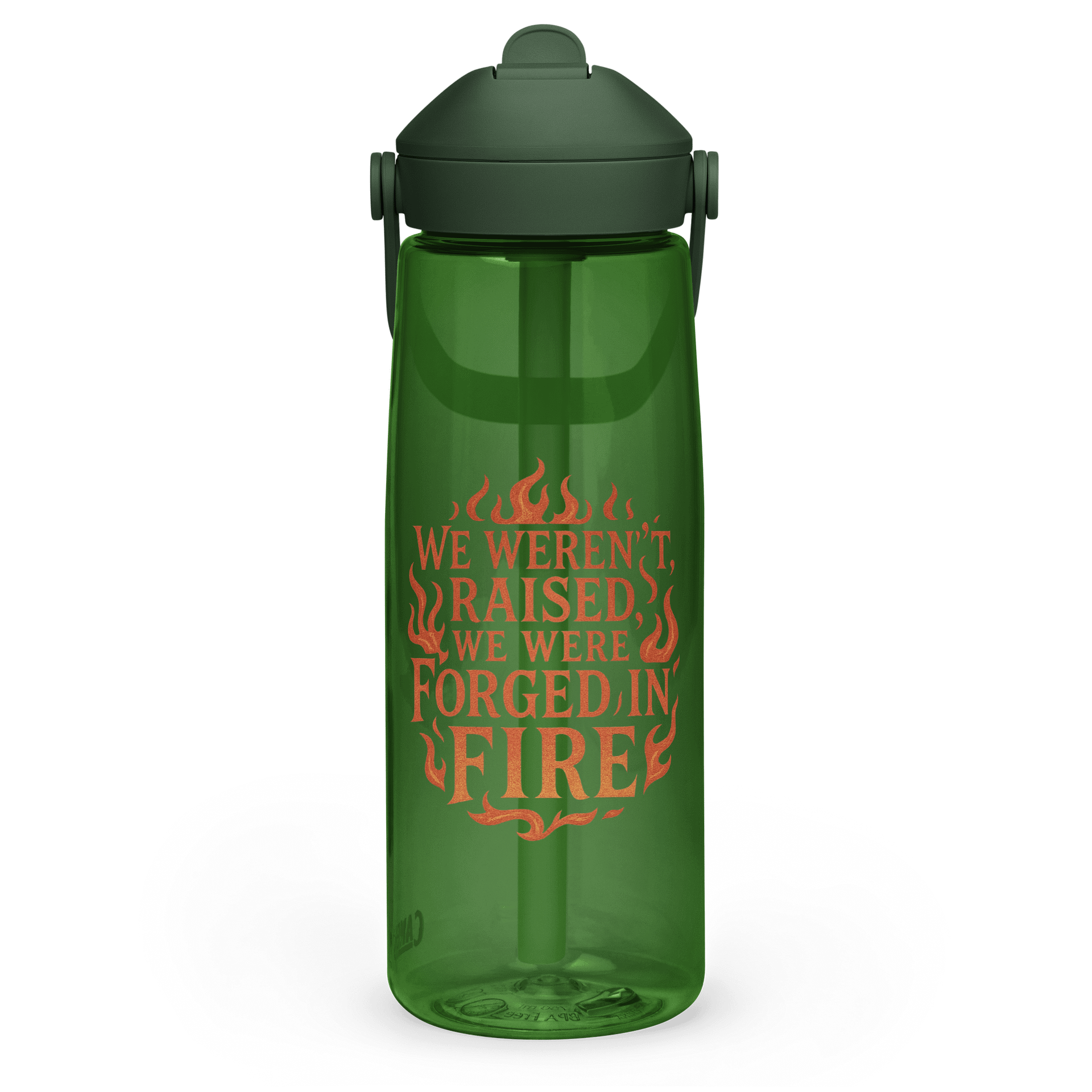 🔥 “We Weren’t Raised, We Were Forged in Fire” – Flame Bottle 🔥 product image (13)