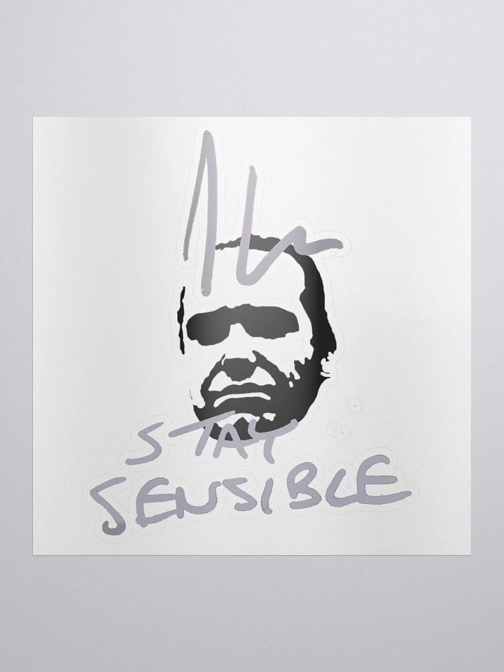 Jon Hare Stay Sensible Stickers product image (1)