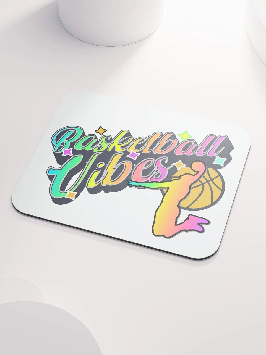Basketball Vibes Rainbow Dreams Mouse Pad product image (3)