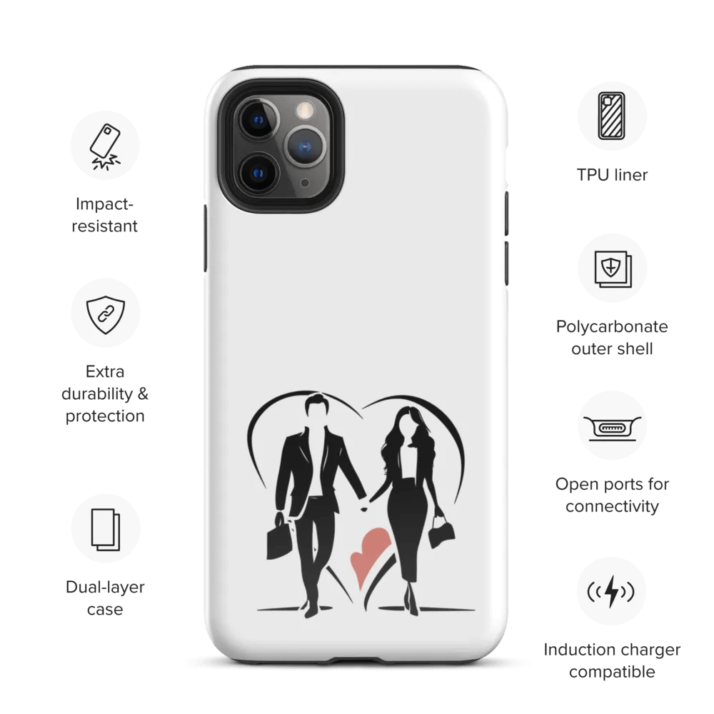 Modern Love Logo Tough Case for Iphone (White) product image (3)