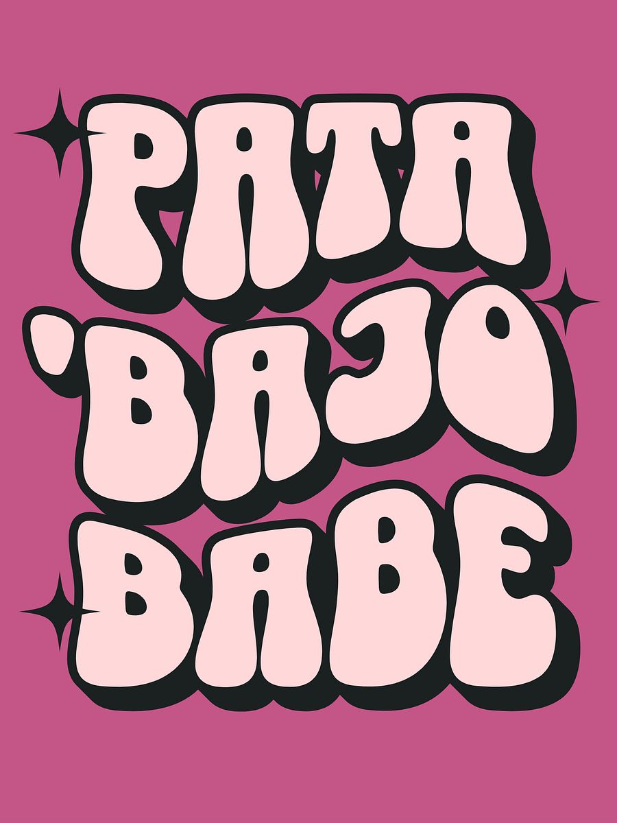 Pata 'Bajo Babe Camiseta Unisex product image (1)