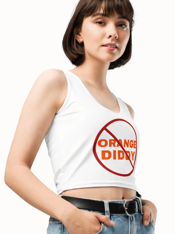 No Orange Diddy Stretchy Crop Top product image (12)