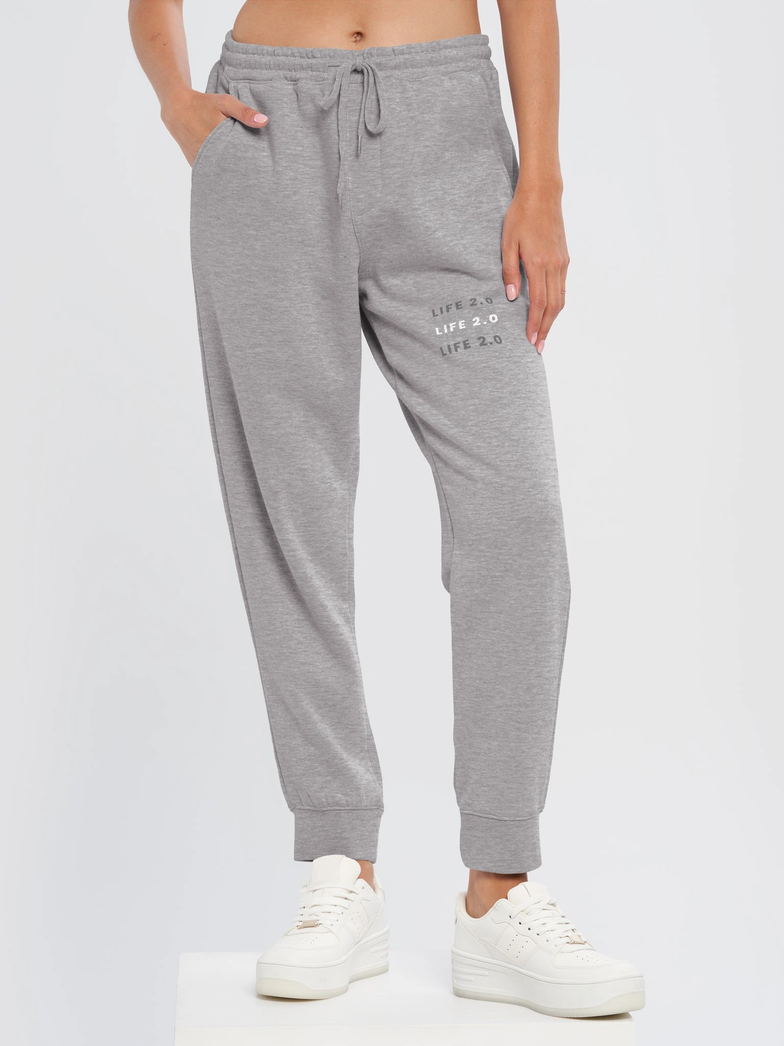 Gray Unisex Joggers Life 2.0 product image (6)