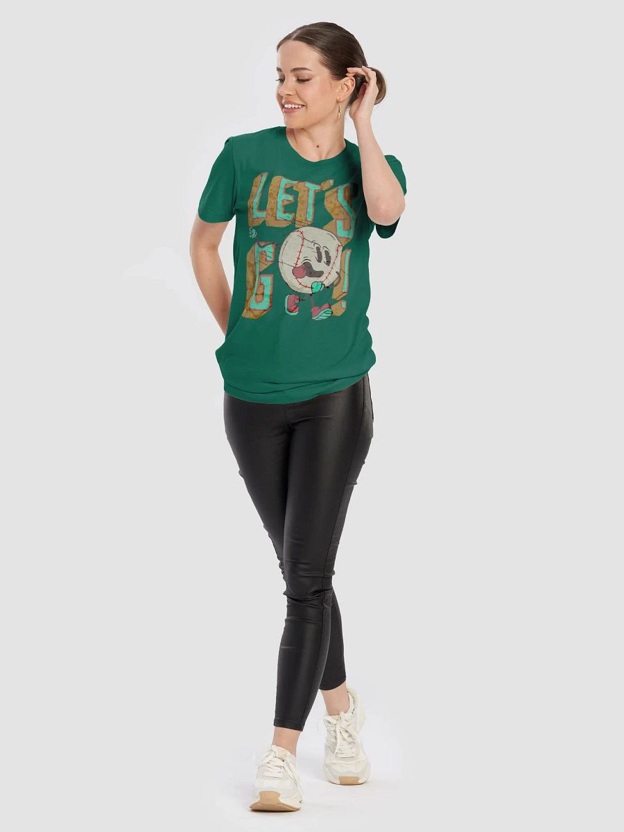 Lets Go Baseball Mascot Joyful T-Shirt product image (6)