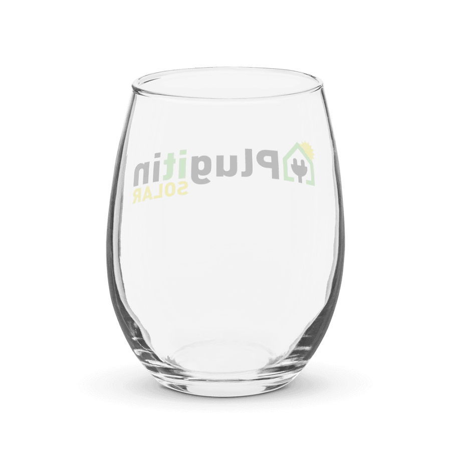 Plug It In Solar High-Quality Stemless Wine Glass product image (2)