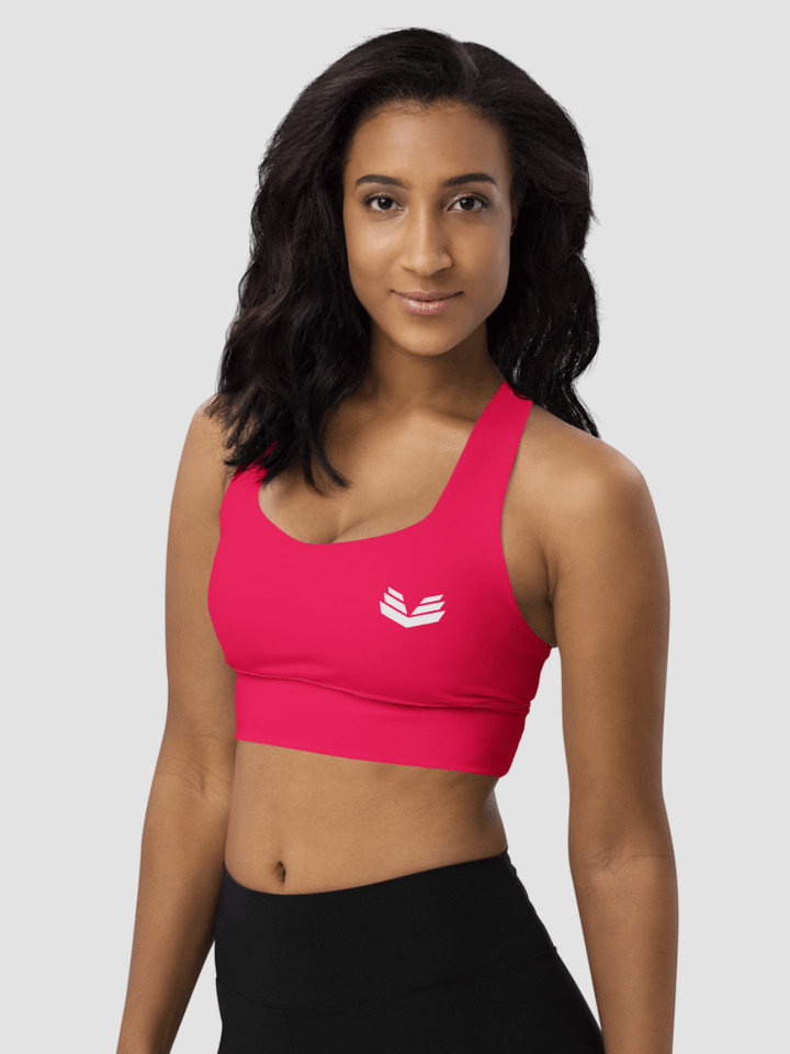 Longline Sports Bra - Electric Rose product image (1)