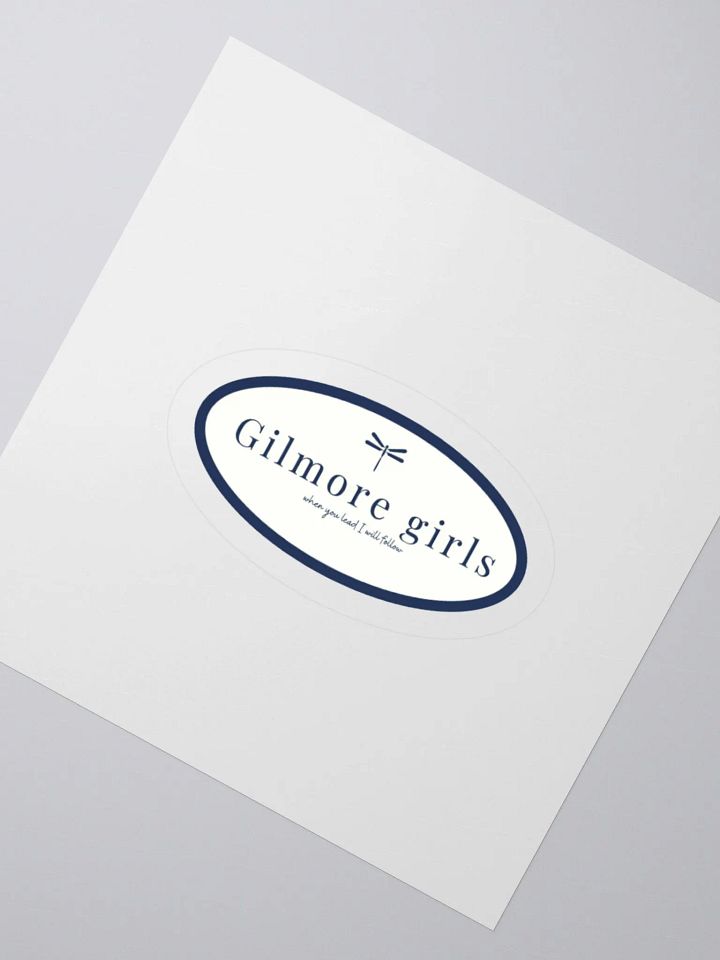 Gilmore Girls Oval Sticker product image (2)