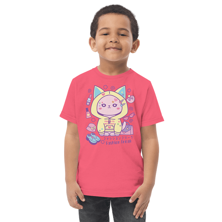 Fashion Freak Kitty- Toddler T-shirt product image (1)