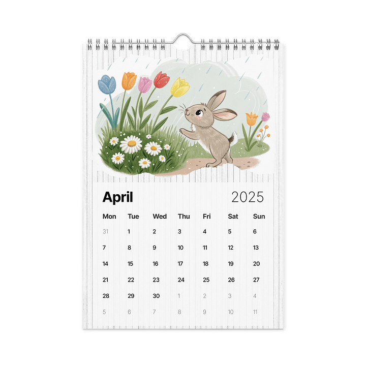 ADORABLE ANIMALS WALL CALENDAR 2026 product image (1)
