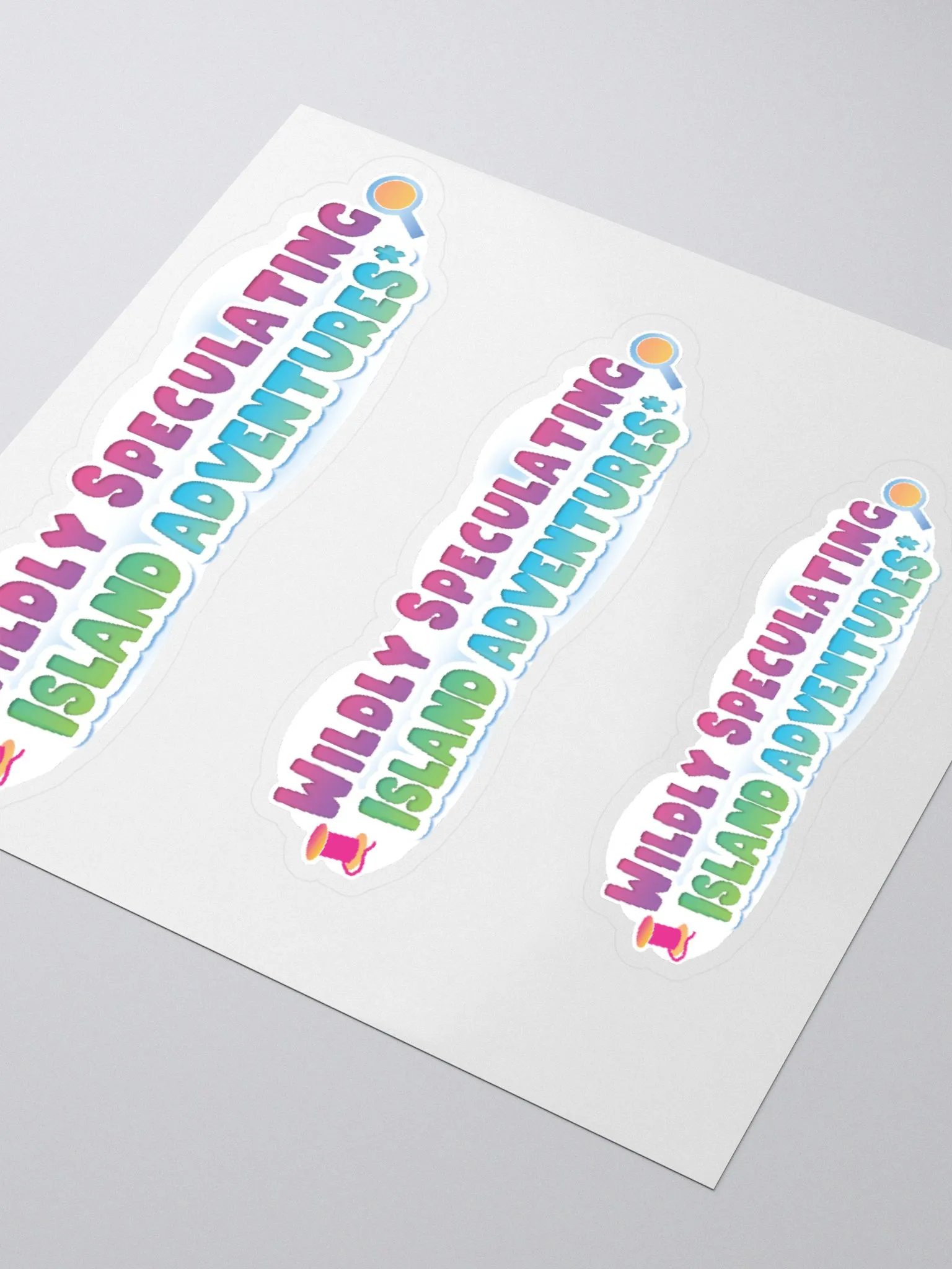 Wildly Speculating Island Adventures* Stickers product image (9)