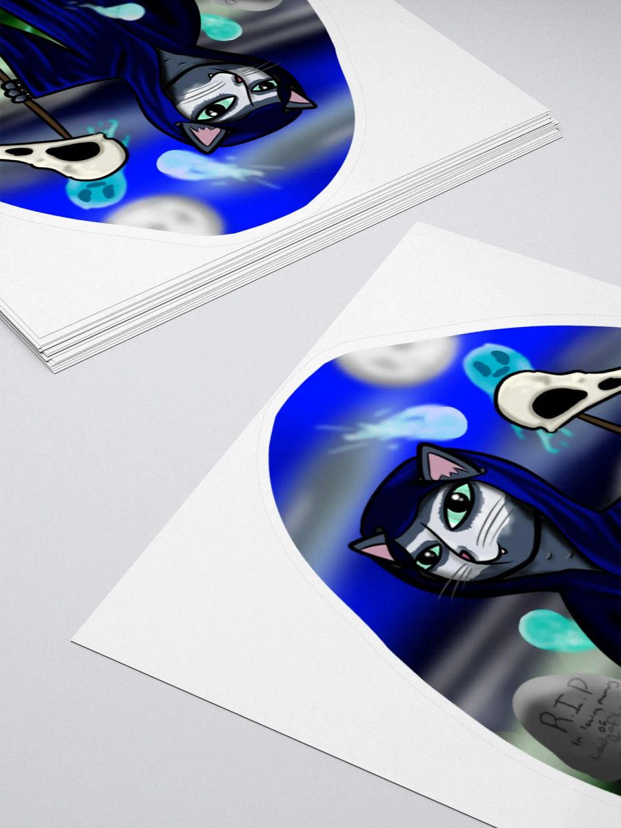 Tom the Grim Cat Sticker product image (4)