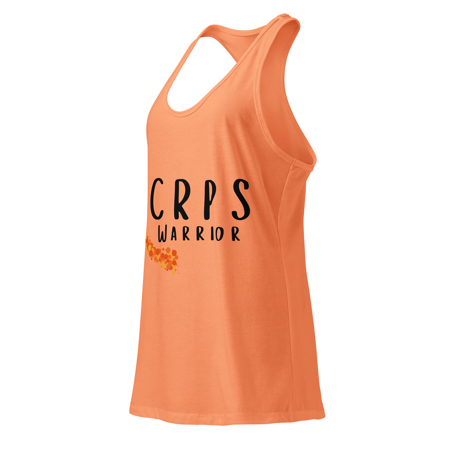 CRPS Warrior Bubble Ribbon Racerback Tanktop ORANGE EDITION product image (4)