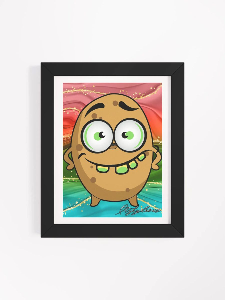 Whimsical Potato Power Framed Poster product image (4)