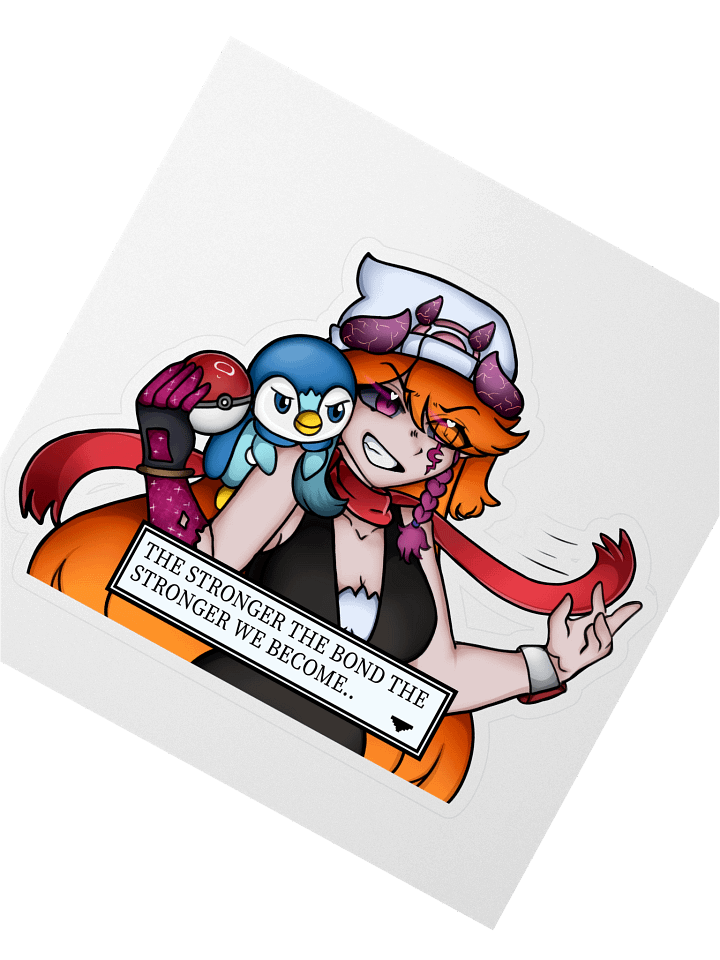 Ven PokeTrainer Sticker with Quote product image (2)