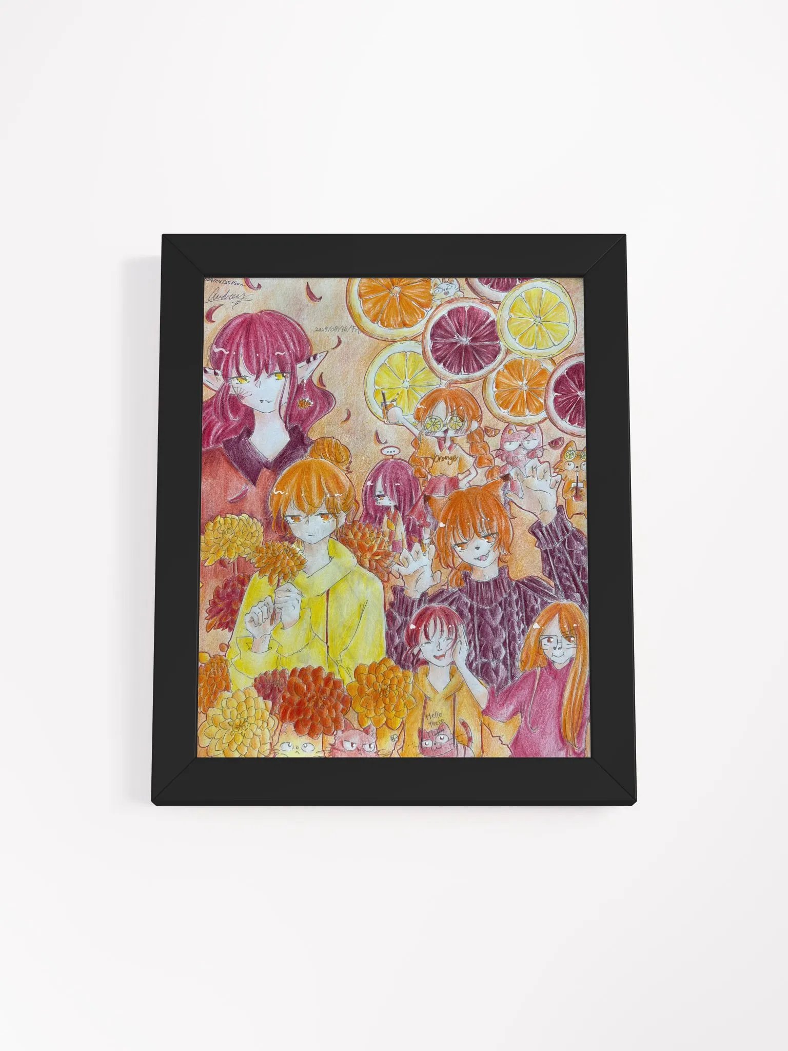 Orange Framed Matte Poster product image (1)