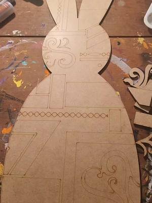 Decisions, Decisions What do you guys think? Easter pastel pallets for the bunnies at the beginning or something else?#craft #diecut #art #paint #finishingtouches #helpmedecide #easter #easterbunn #bunny 