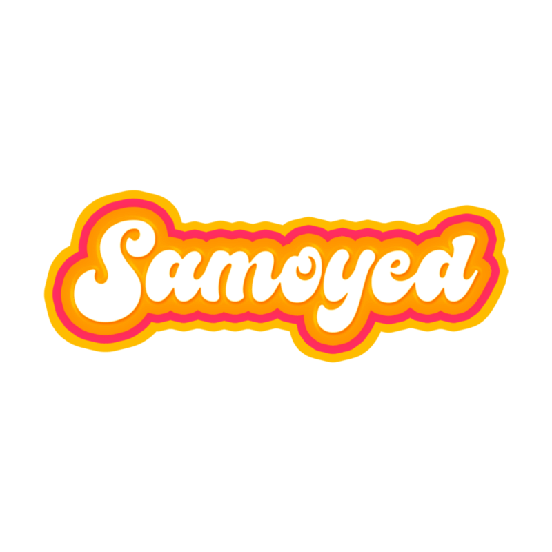 Samoyed Magnet In Fun Colors For Samoyed Lovers product image (1)