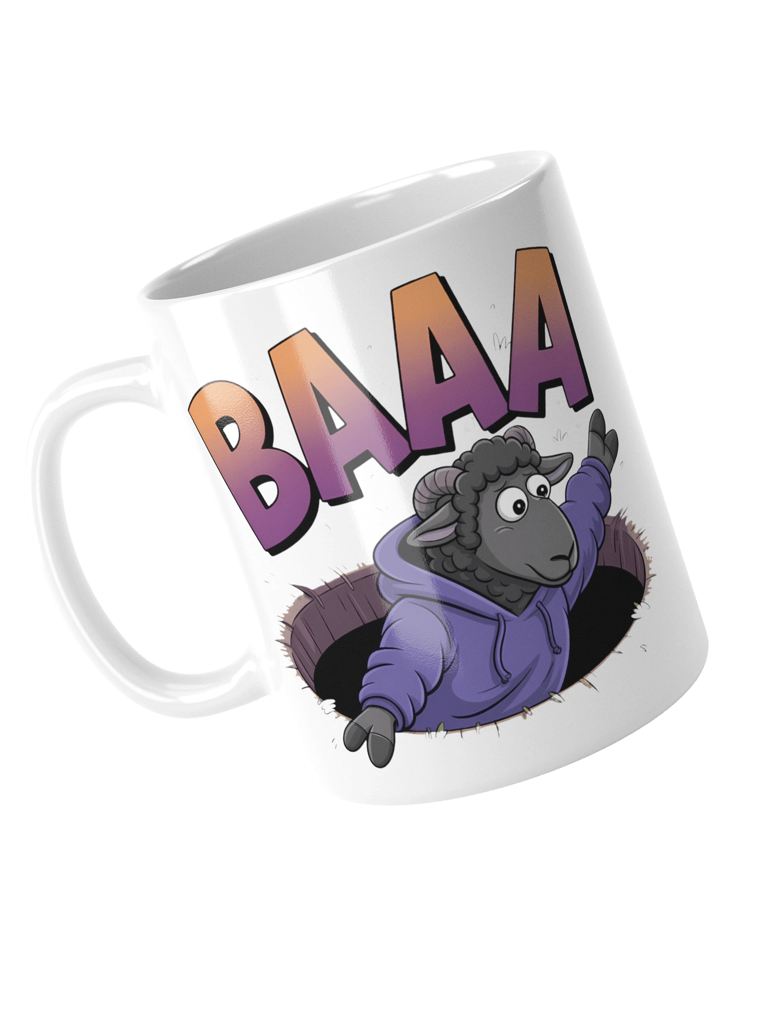 BAAA Help White Glossy Mug product image (11)