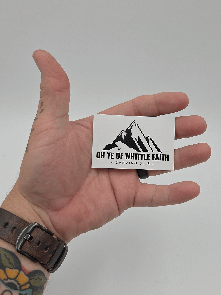 Oh Ye of Whittle Faith Sticker product image (2)