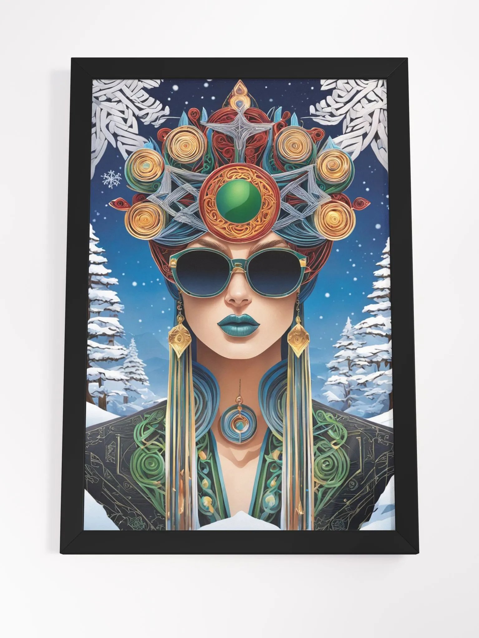 Winter Wiccan 10 - Framed Matte Poster product image (4)