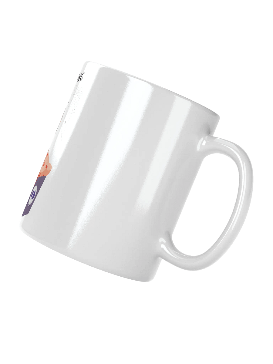 Yawning Vampire White Glossy Mug product image (3)
