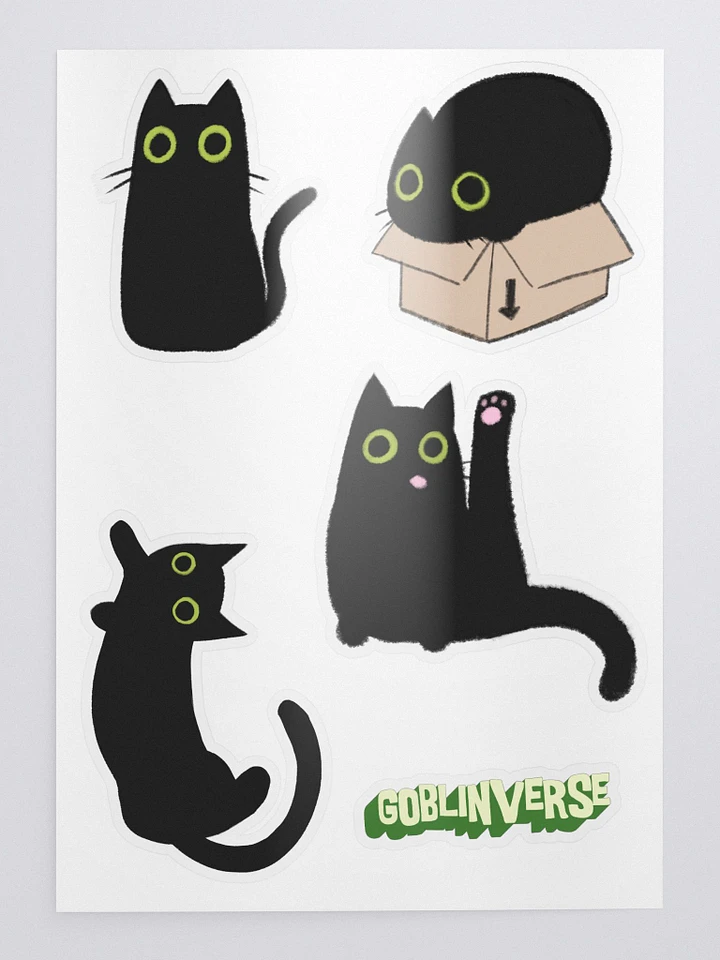 Chaotic Cats (Sticker Sheet) product image (1)