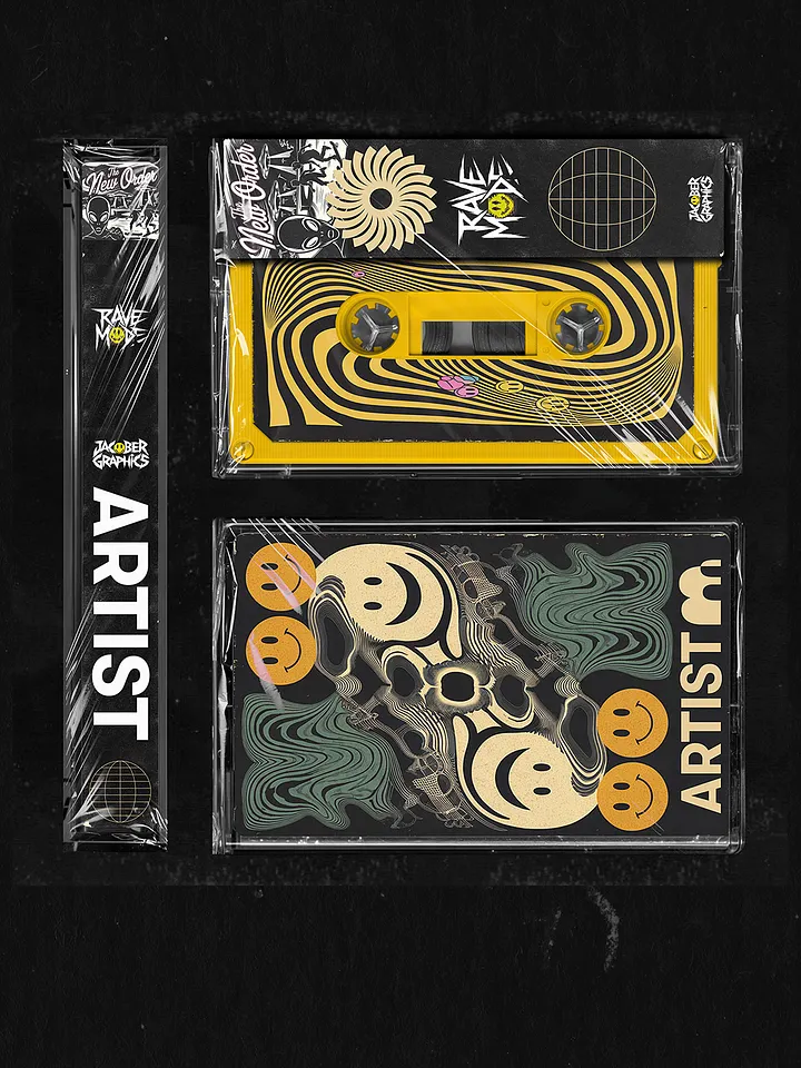 Cassette Tape Mockup Vol.3 product image (2)
