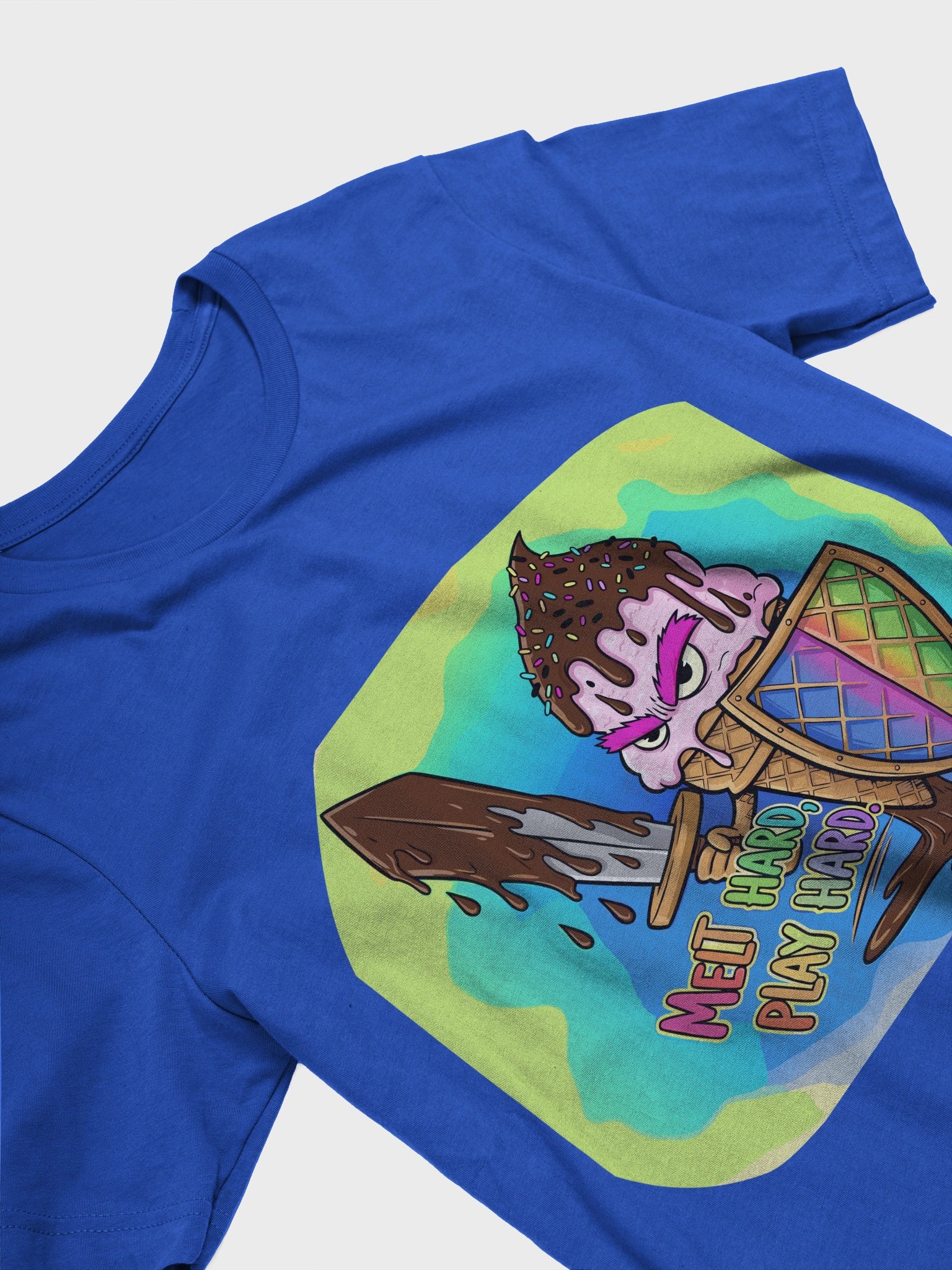 Melt Hard, Play Hard Ice Cream Warrior T-Shirt product image (25)