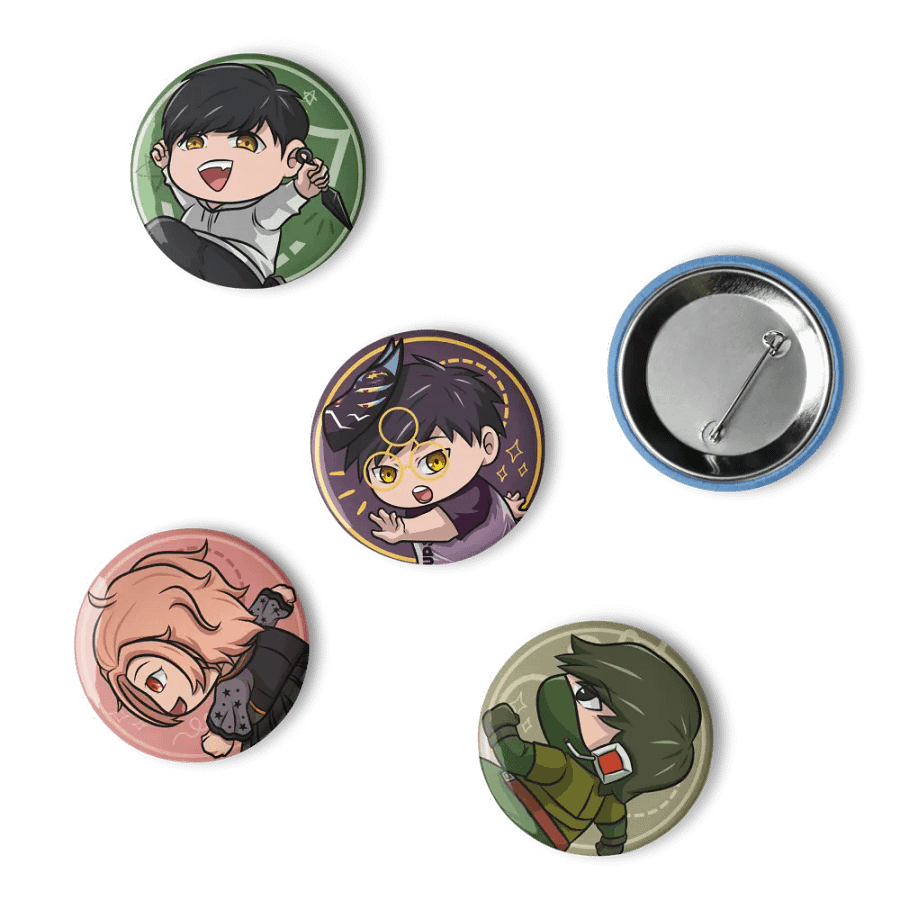Nanaten & Friends Pin Button Set product image (10)