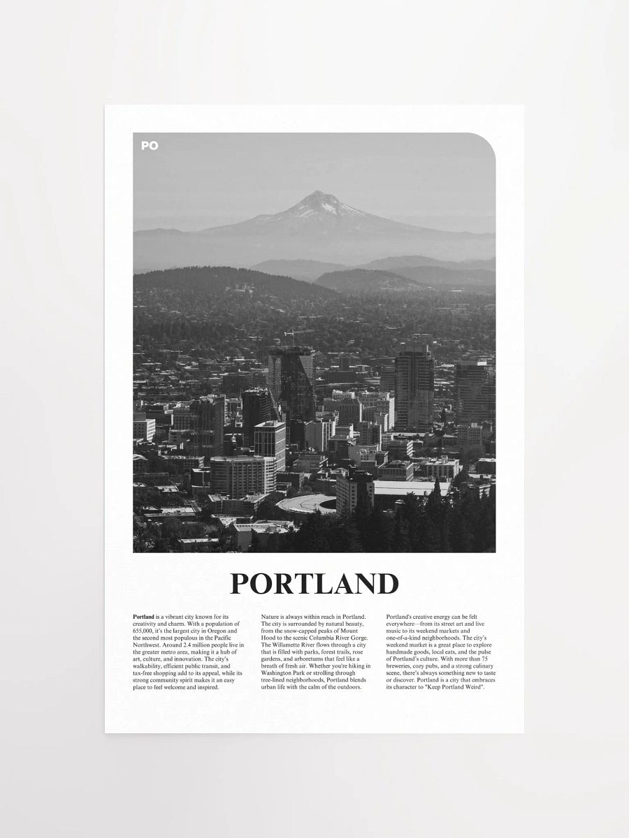 Portland 02 Newspaper Poster product image (5)