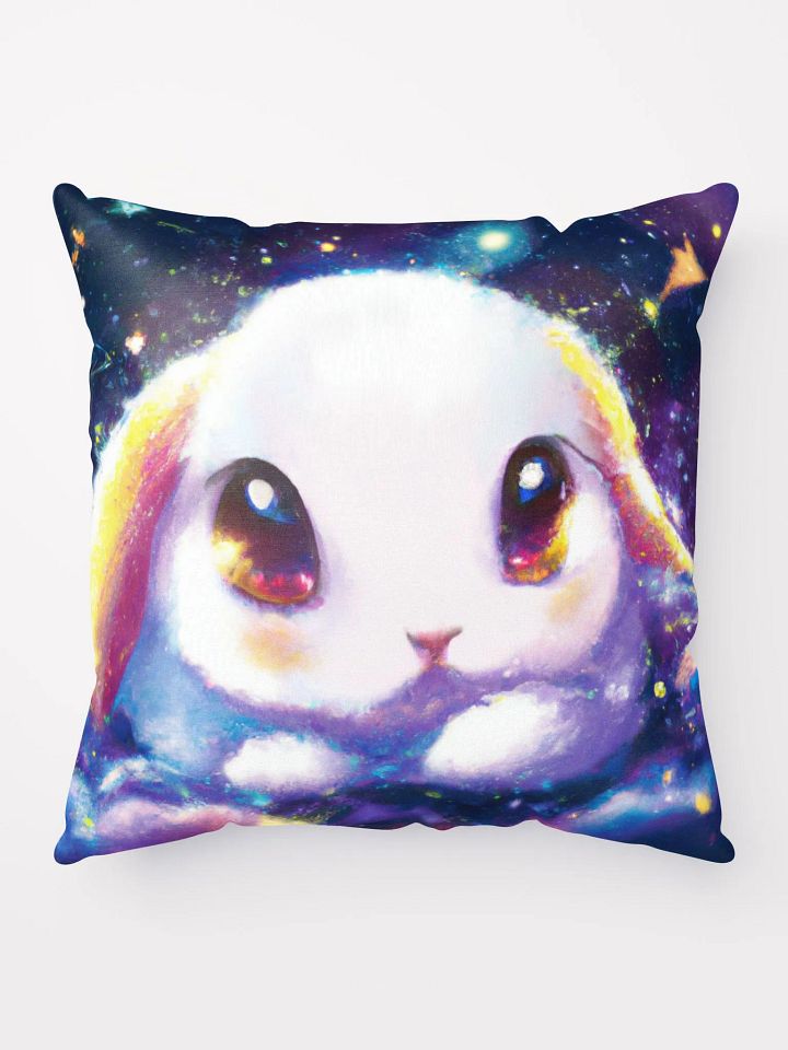 Cute Galactic Bunny Alpha Pillow product image (1)