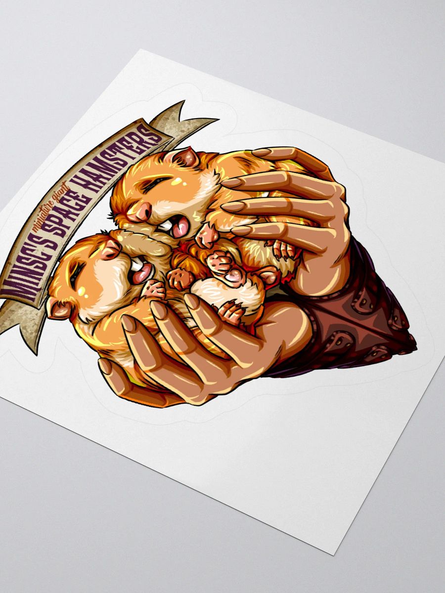 Minc's Miniature Giant Space Hamsters Sticker product image (9)