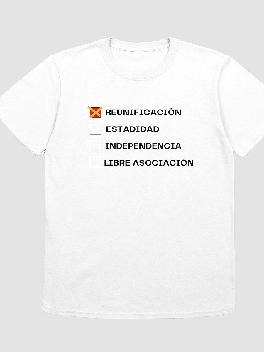 Camiseta manga corta blanca - Referéndum X Reunificación product image (1)