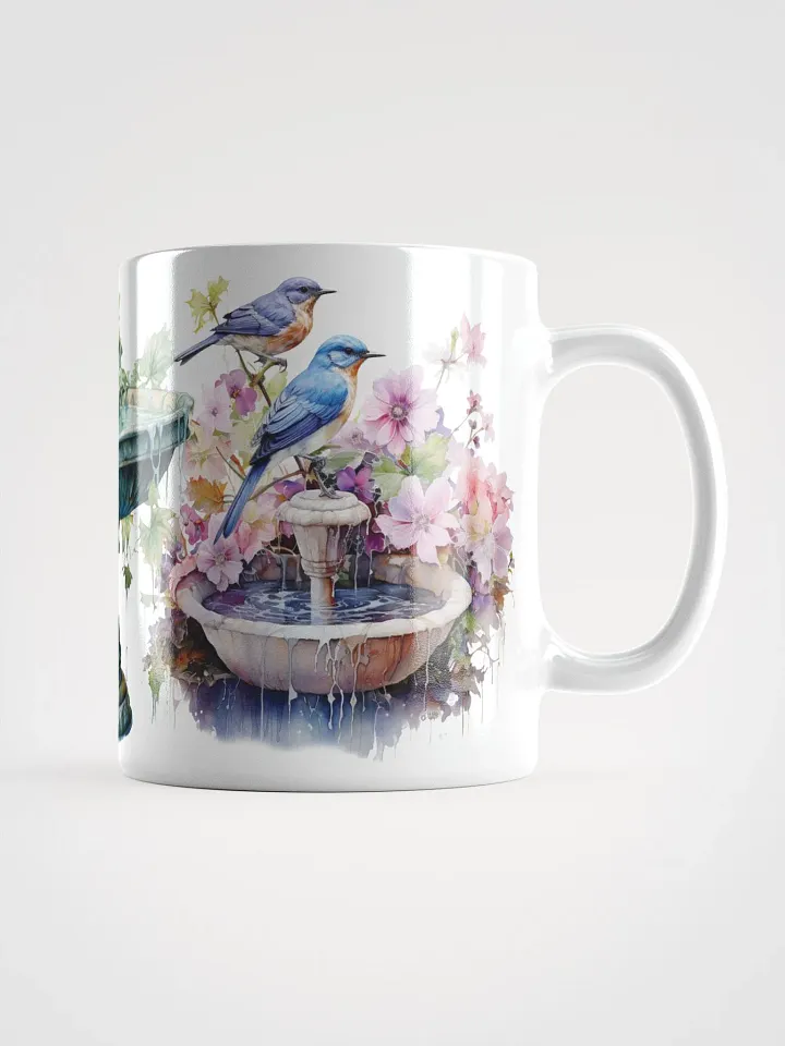 Serene Garden Birdbath Mug product image (1)