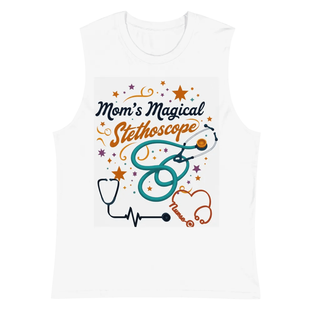 Mom's Magical Stethoscope Muscle Tank product image (2)