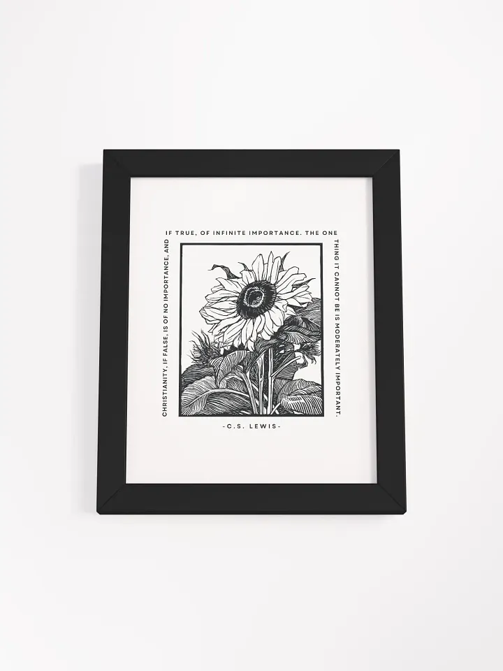 Christianity If True C.S. Lewis Quote Art product image (3)