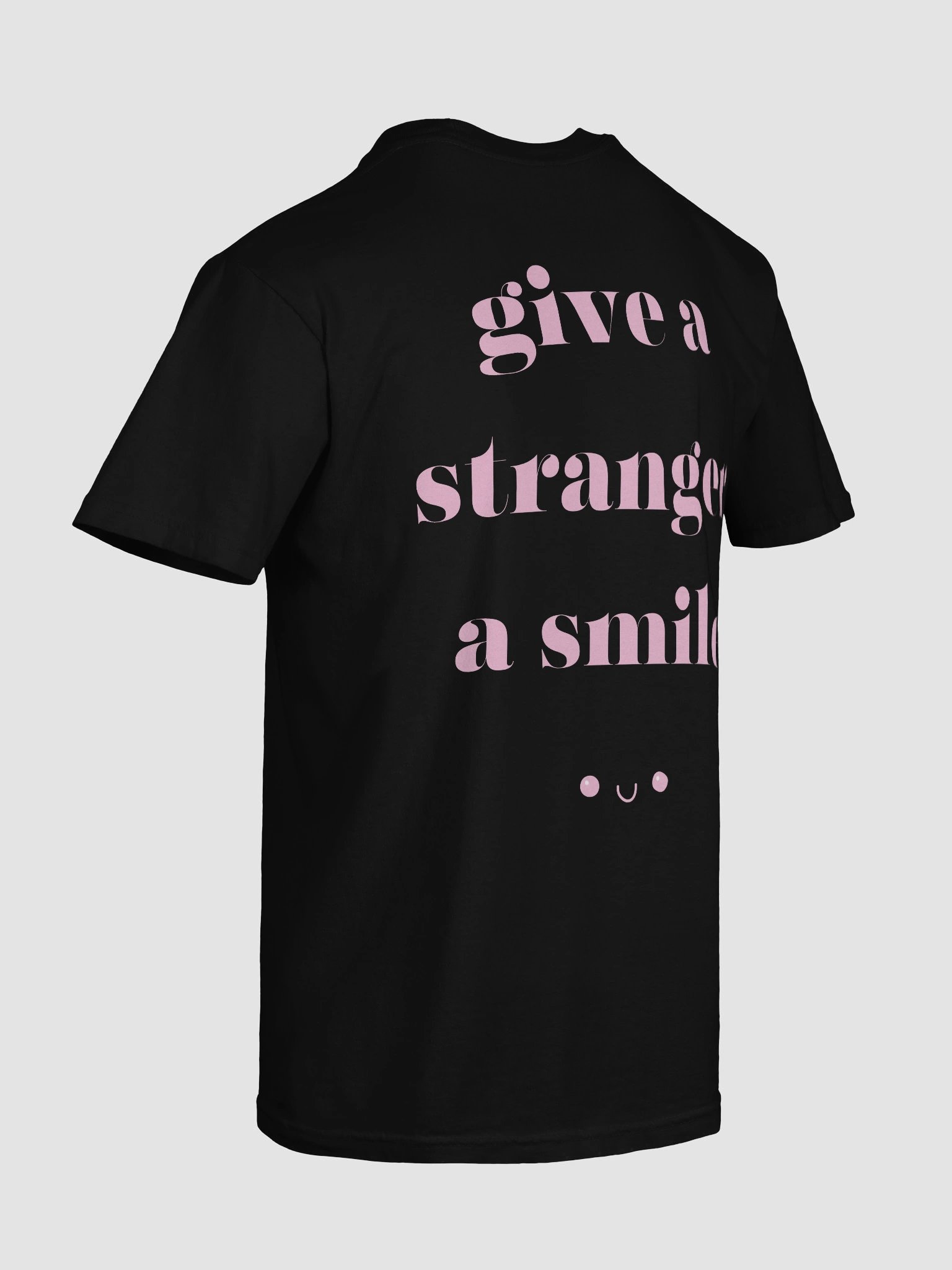 Give a Stranger a Smile Black Tee product image (10)