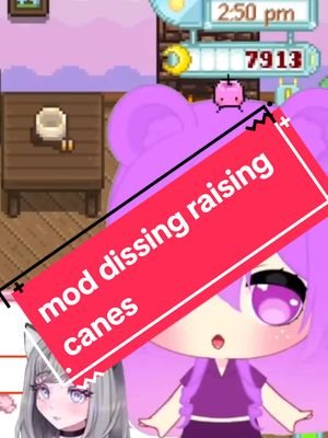 Mod disses raising canes 😋  #twitchstreamer #catgirl #vtuberuprising #vtuber #cat #alicat_vt #lewdtuber 