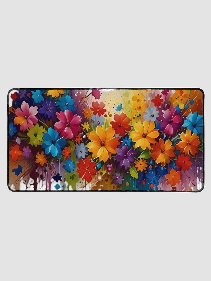 Floral Burst Desk Mat product image (1)