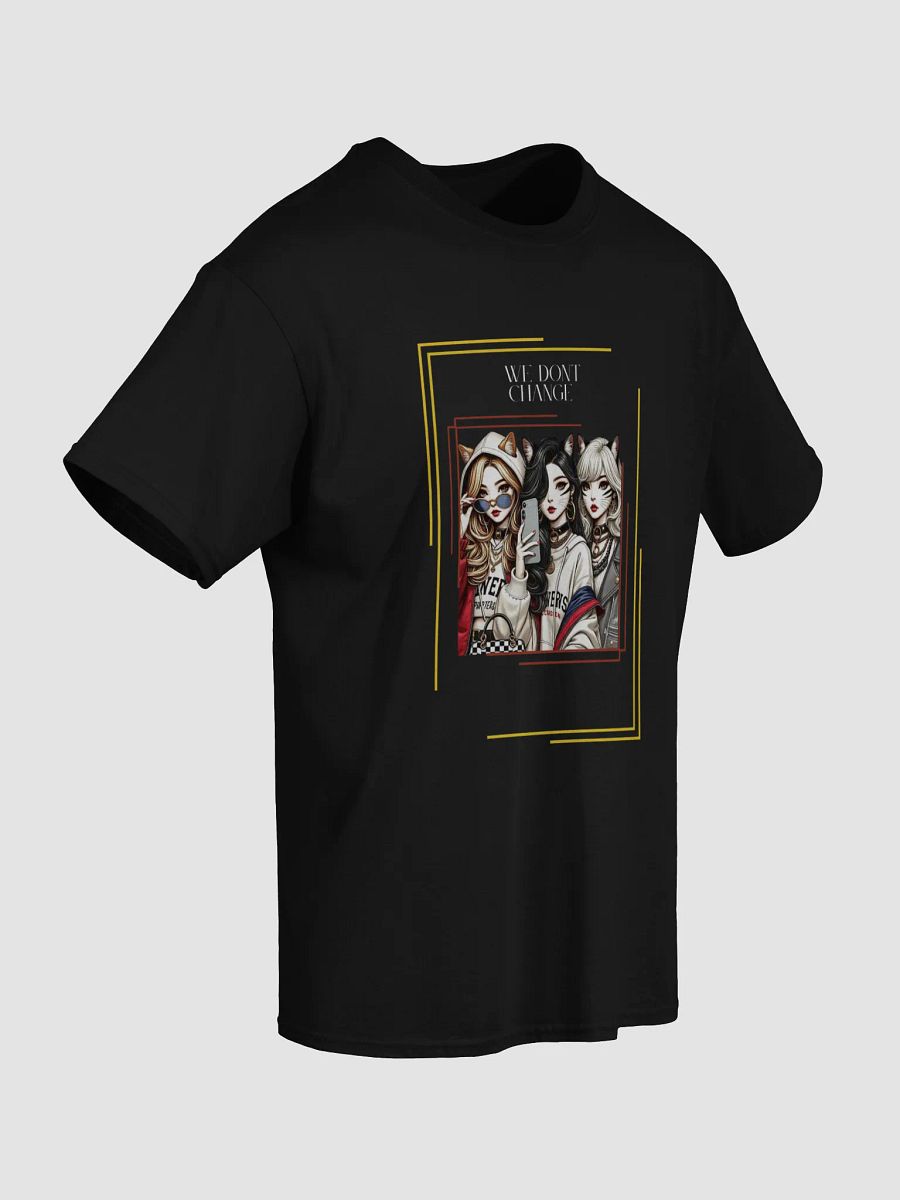 Gothic Anime Girls T-Shirt | Trendy Streetwear Cat Ear Hoodie Art | Aesthetic Urban Fashion Tees product image (5)