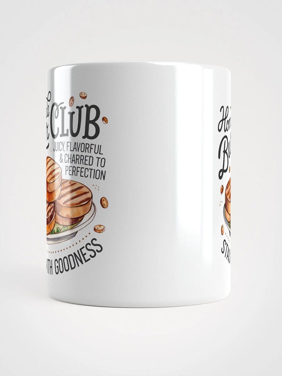 Homemade Burger Club White Glossy Mug product image (13)