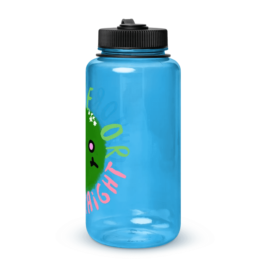 Hydrate or Die Straight Wide Mouth Water Bottle product image (12)