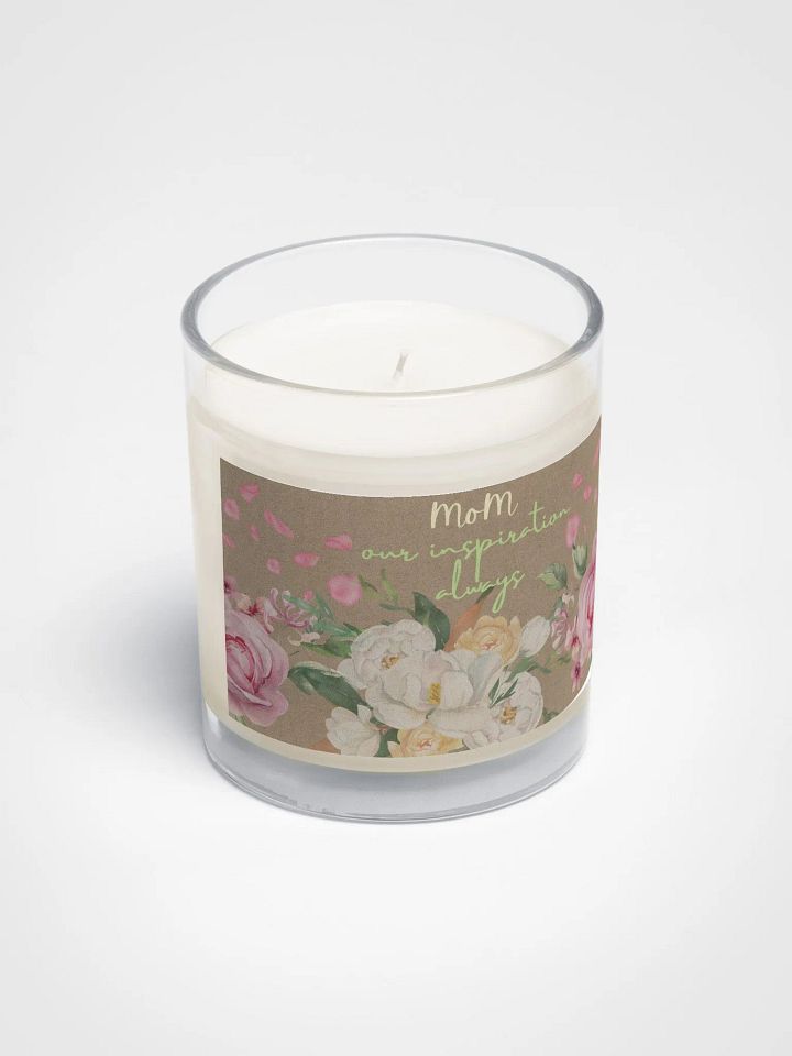 Mom's Inspiration Floral Soy Candle mothersday gift for wife mom daughter friend product image (2)
