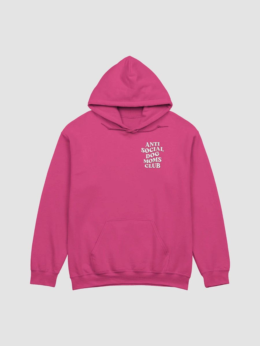 Anti Social Dog Moms Club Retro Checkerboard Hooded Sweatshirt | Funny Introvert Checkered Hoodie for Dog Moms product image (5)