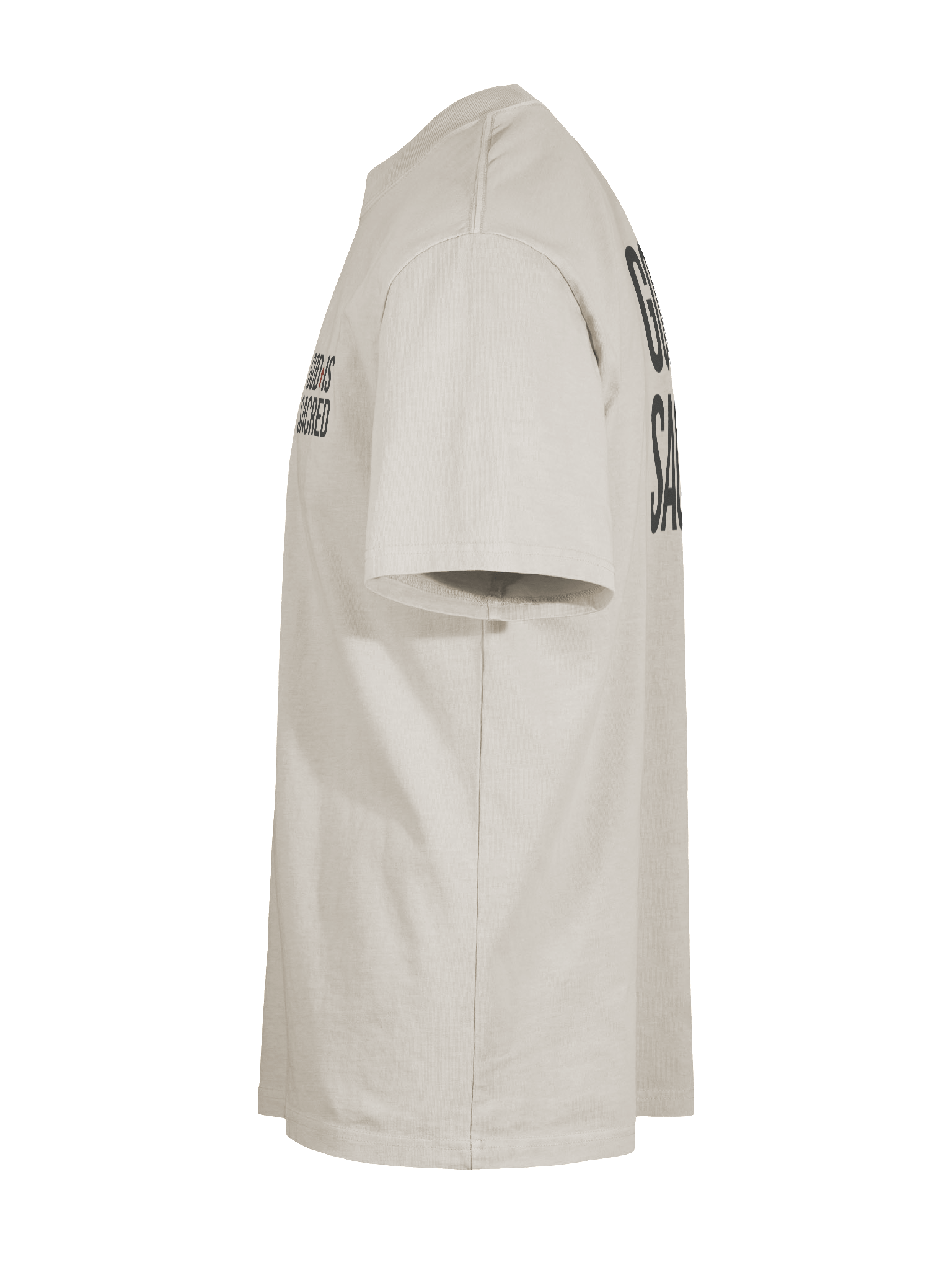 GOD IS SACRED OVERSIZE TEE (Light) product image (10)