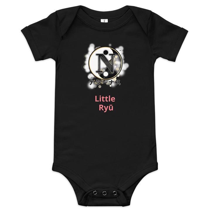 NASHĪNASU ナシーナス - UNISEX LITTLE RYŪ BABY ONESIE product image (1)