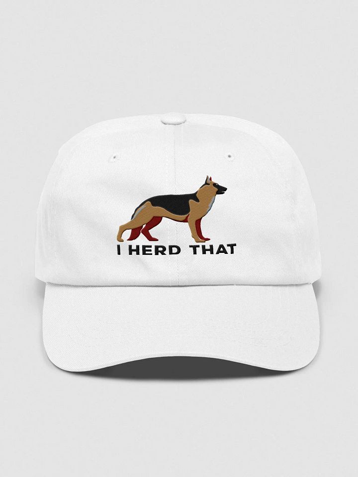 I Herd That Classic Dad Hat(Embroidered) of a German Shepherd product image (33)