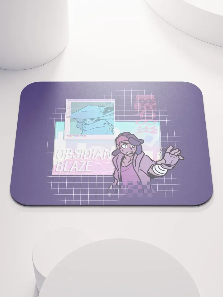 Obsidian Blaze Vapour Mousepad product image (1)