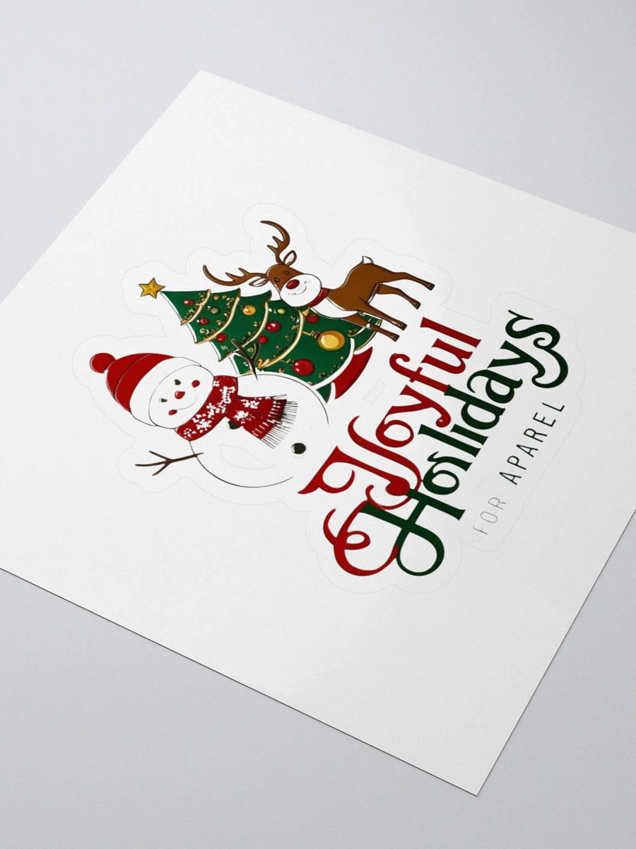 Joyful Holidays Kiss Cut Stickers product image (3)