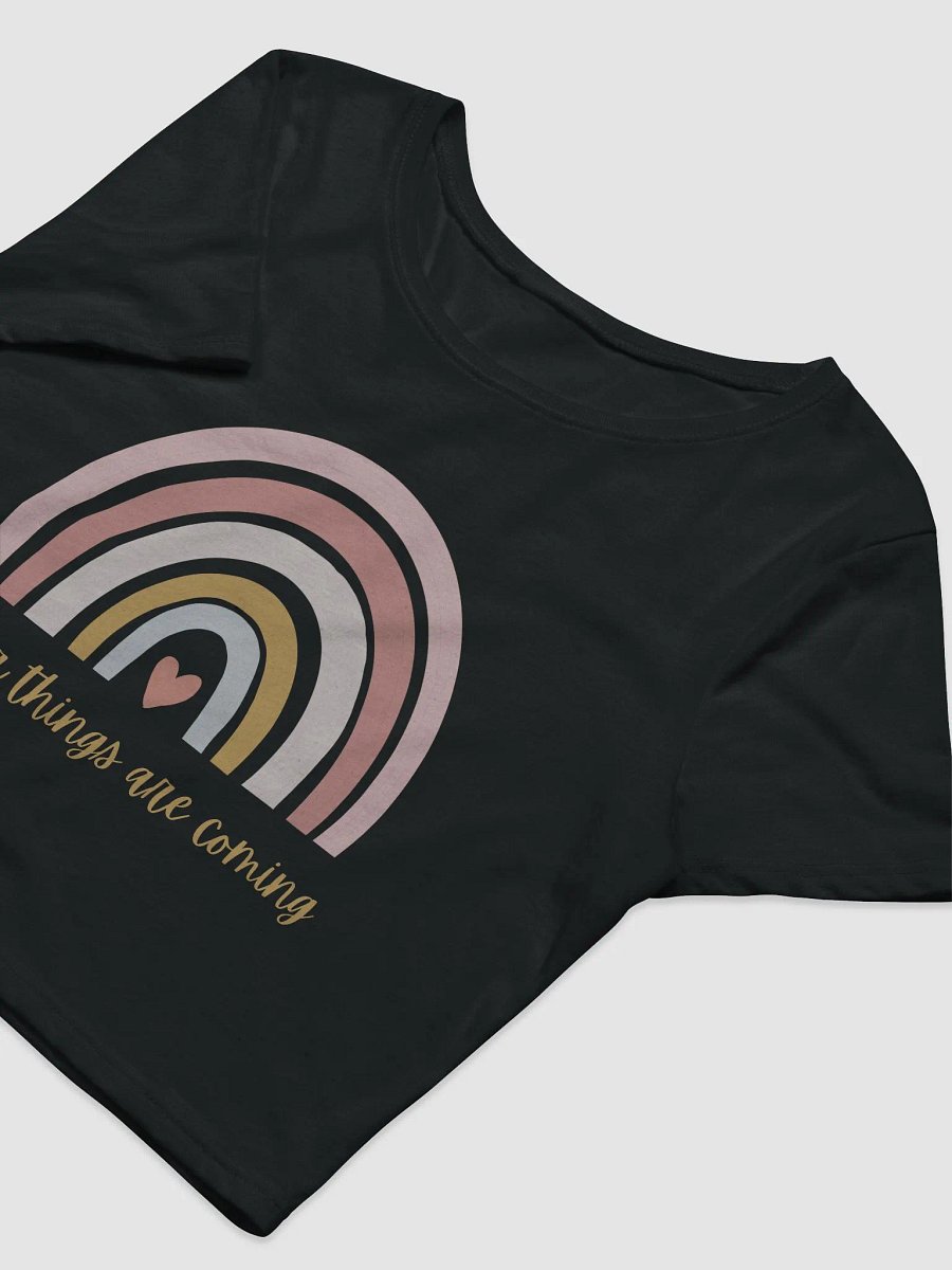 Rainbow Heart Crop Tee product image (8)